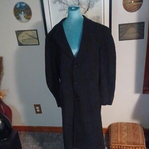 Chaps Ralph Lauren Italian Cashmere Blend Overcoat - 44R